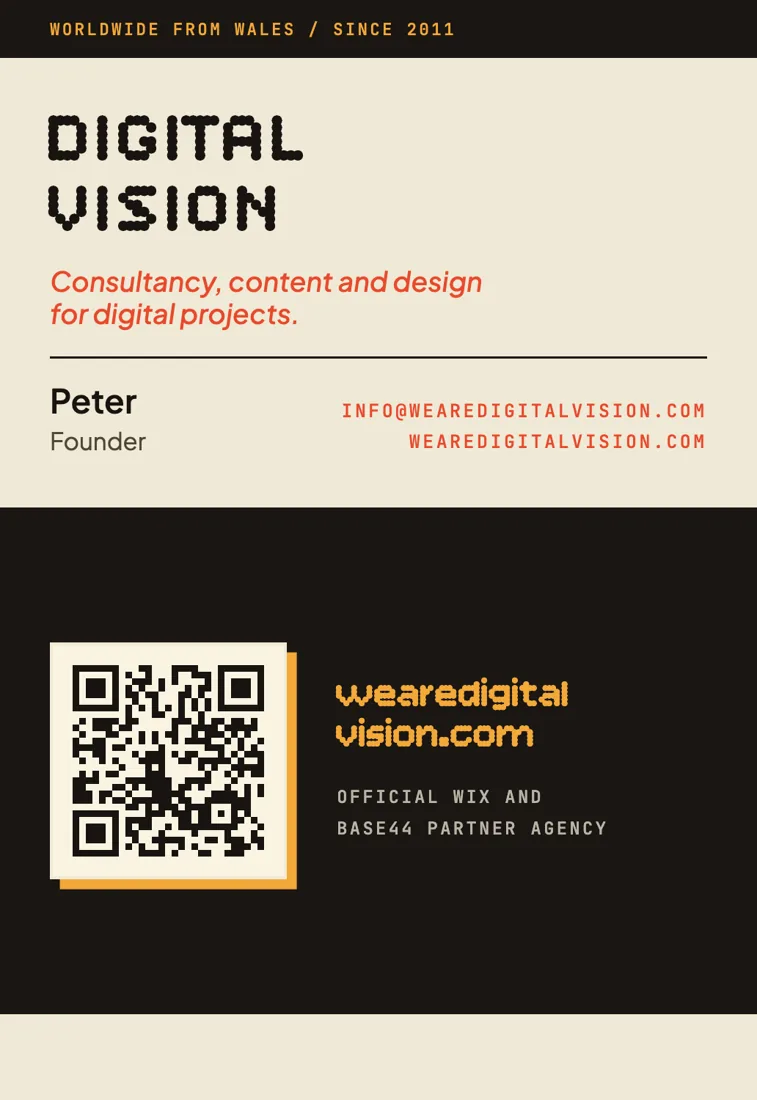 Digital Vision business card